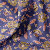 Printed Cotton POOJA Blue / Pink